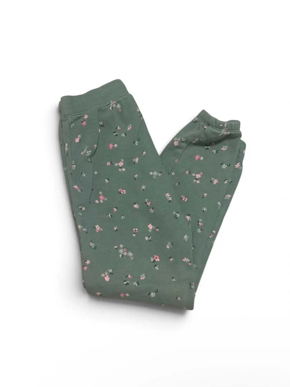 GAP Green Floral Jogger Pants - XXL (14-16)